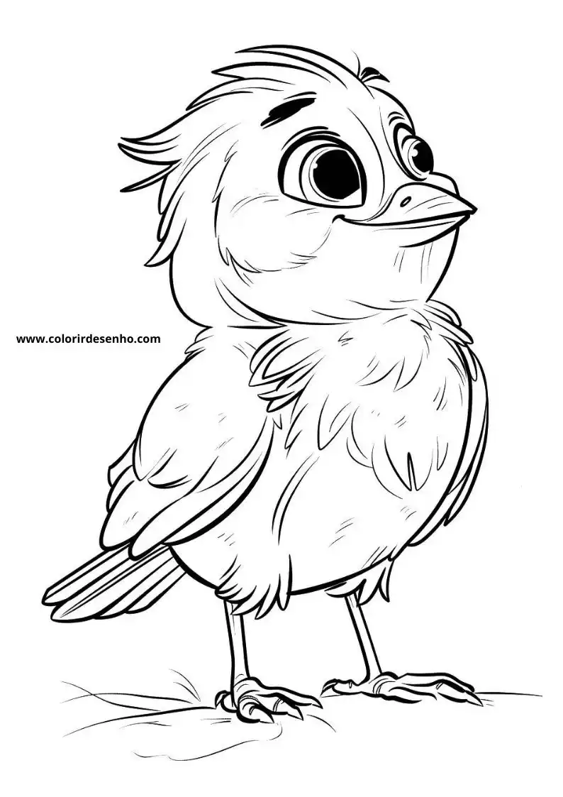 Realistic Bird Coloring Pages 10