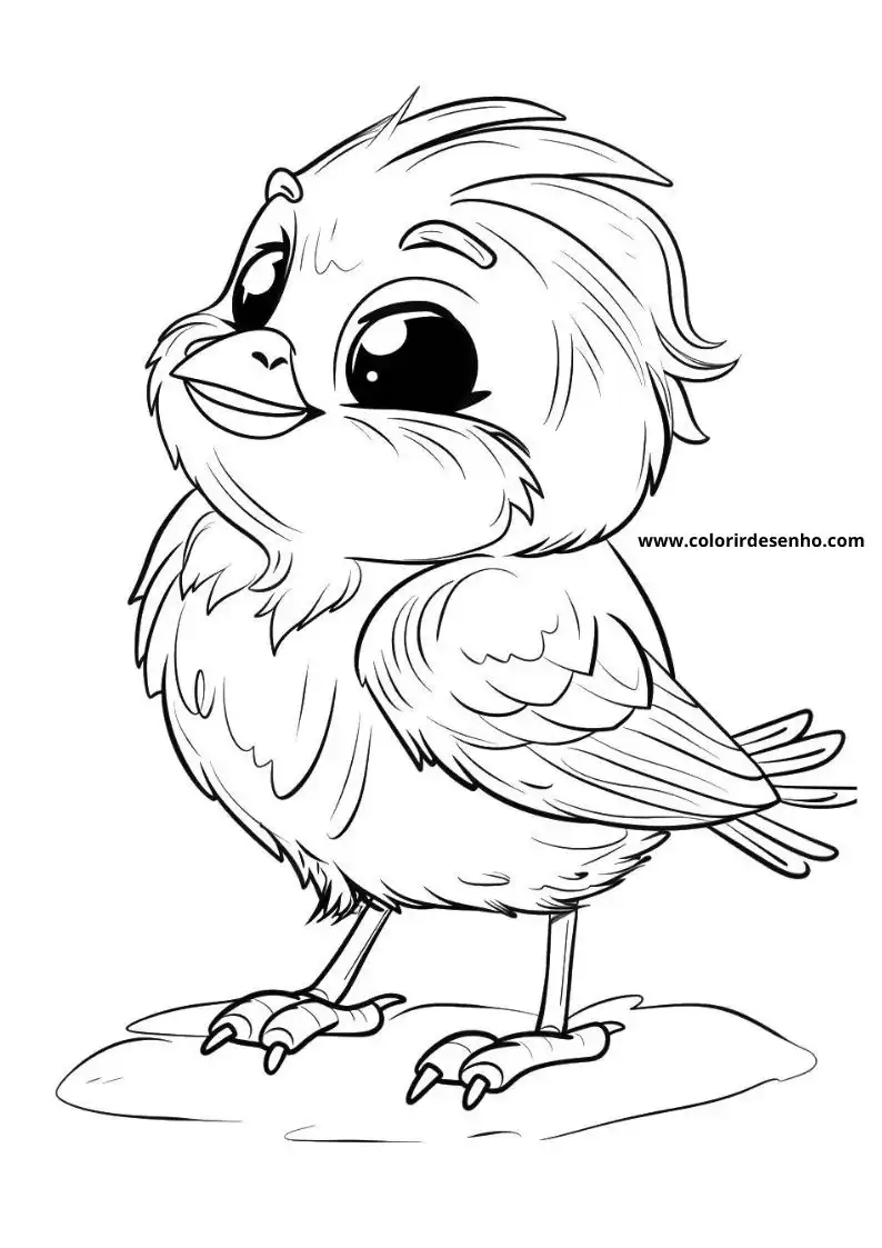 Realistic Bird Coloring Pages 2