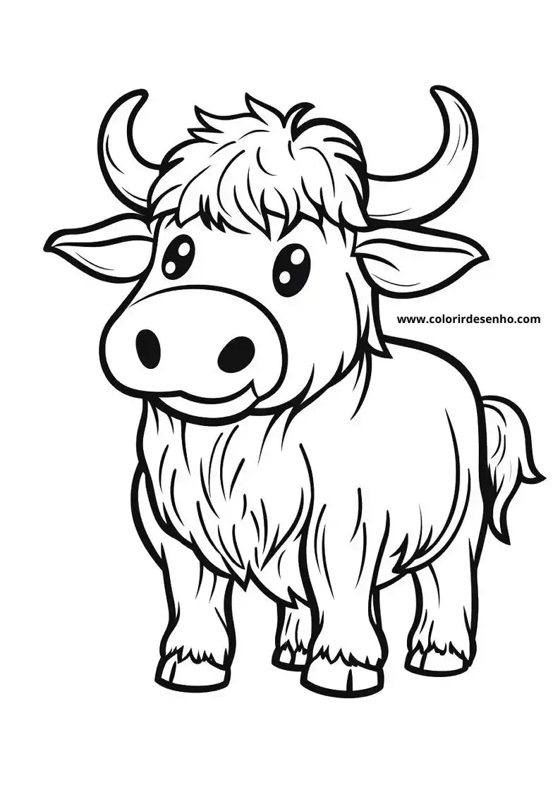 Realistic Bull Coloring Pages 130