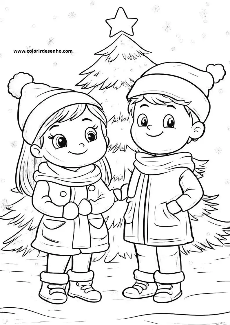Realistic Christmas Coloring Pages 5