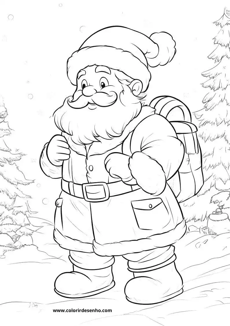 Realistic Christmas Coloring Pages 9