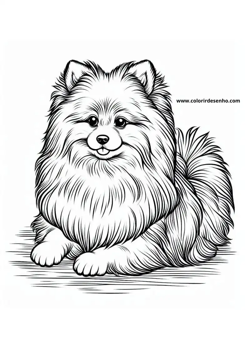 Realistic Dog and Puppy Coloring Pages 3