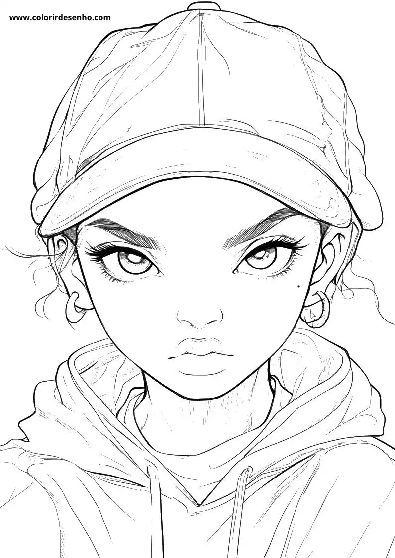 Realistic Hip Hop Coloring Pages 3