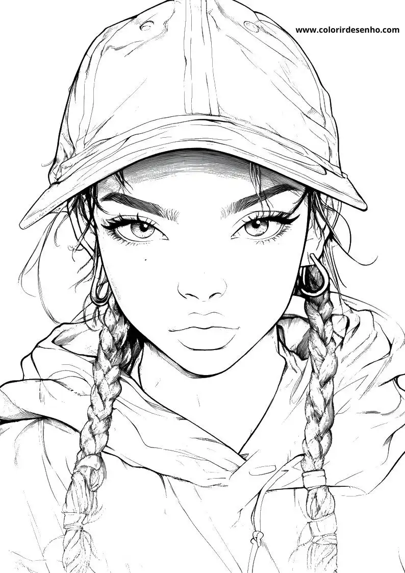 Realistic Hip Hop Coloring Pages 4