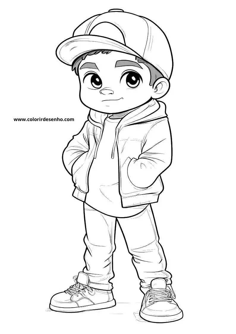 Realistic Hip Hop Coloring Pages 7