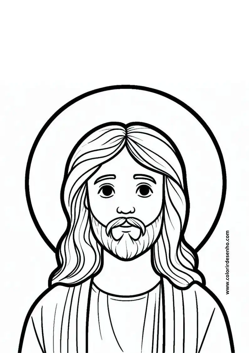 Realistic Jesus Christ Coloring Pages 10