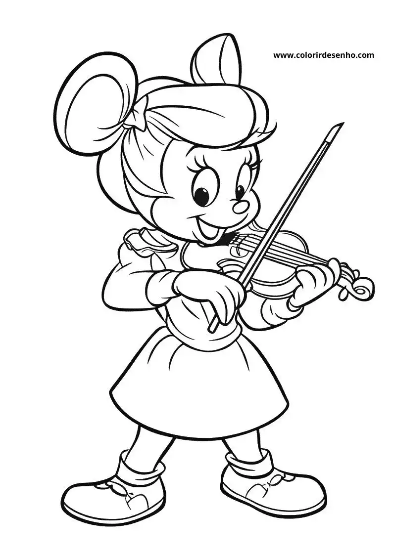 Realistic Music Coloring Pages 4