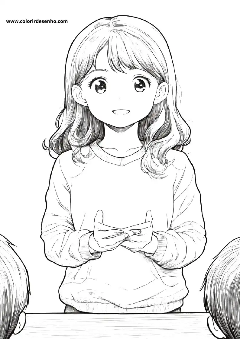 Realistic Teacher Coloring Pages 5