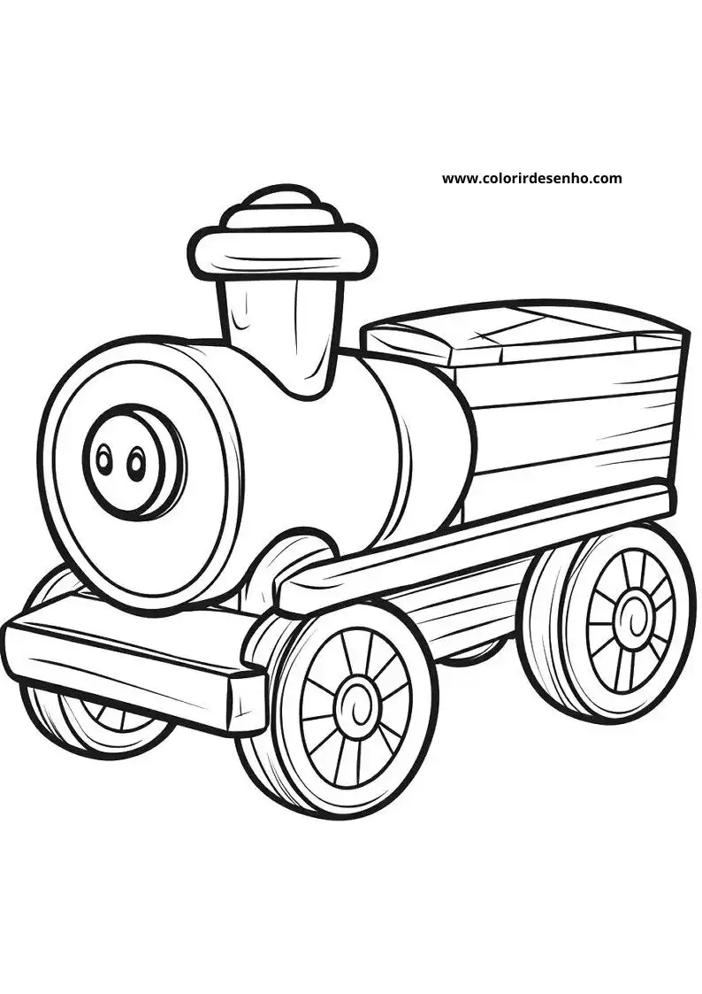 Realistic Toy Coloring Pages 1