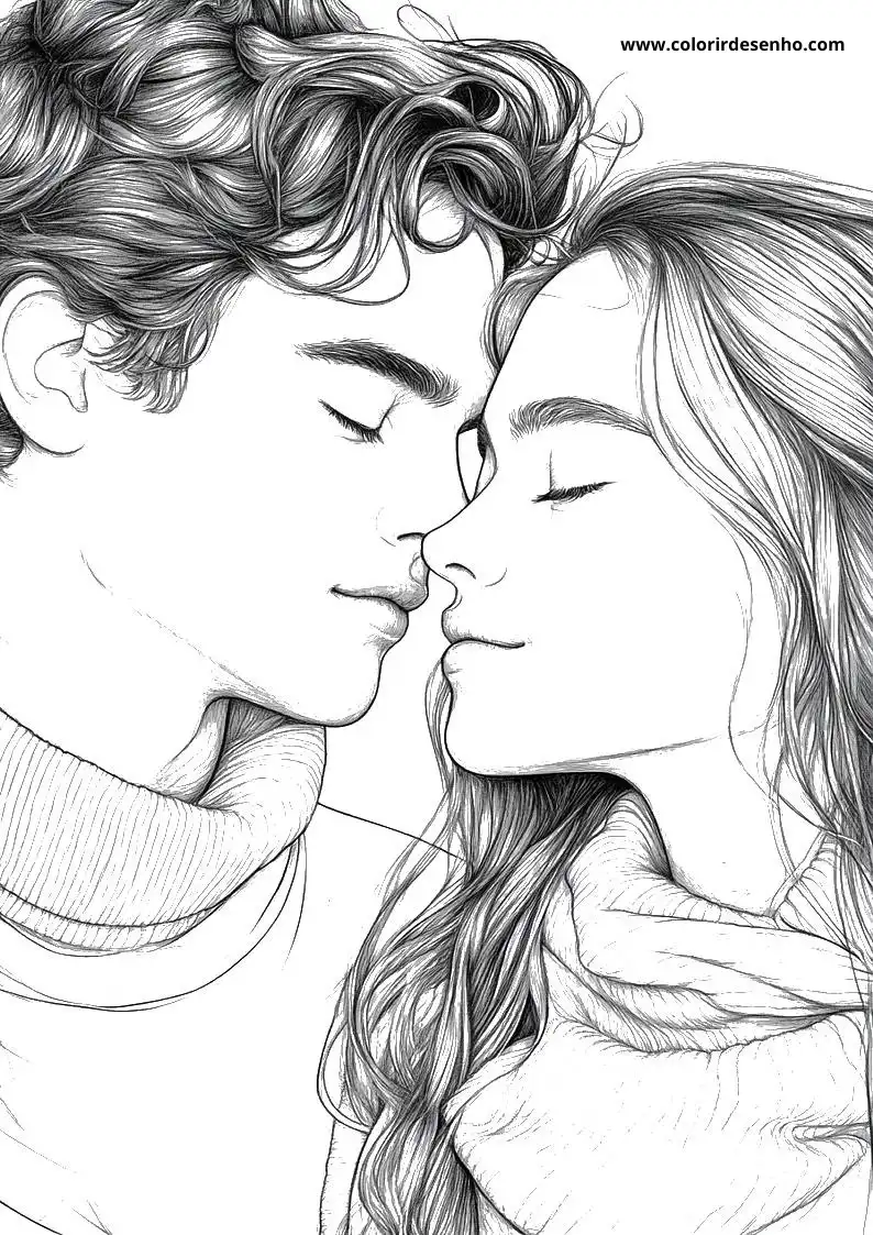 Realistic Valentine’s Day Coloring Pages 2