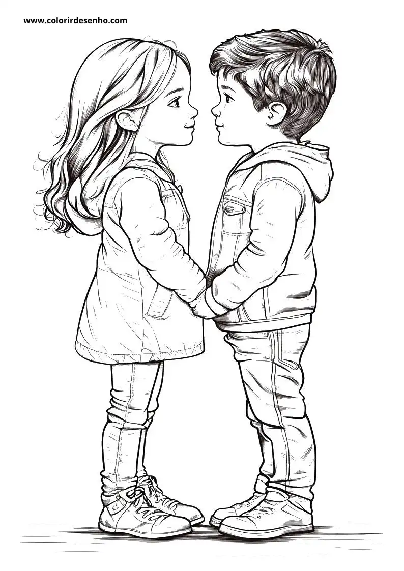 Realistic Valentine’s Day Coloring Pages 3