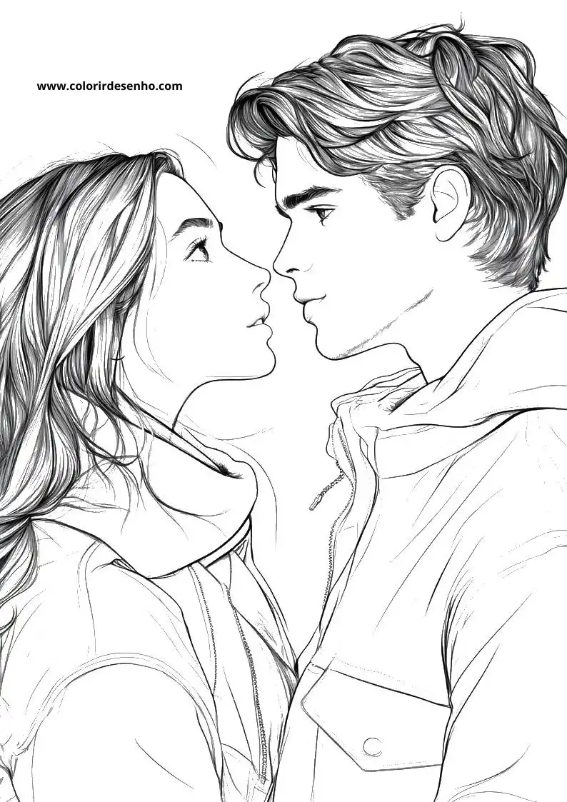 Realistic Valentine’s Day Coloring Pages 4