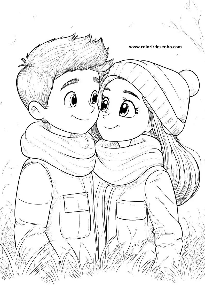 Realistic Valentine’s Day Coloring Pages 5