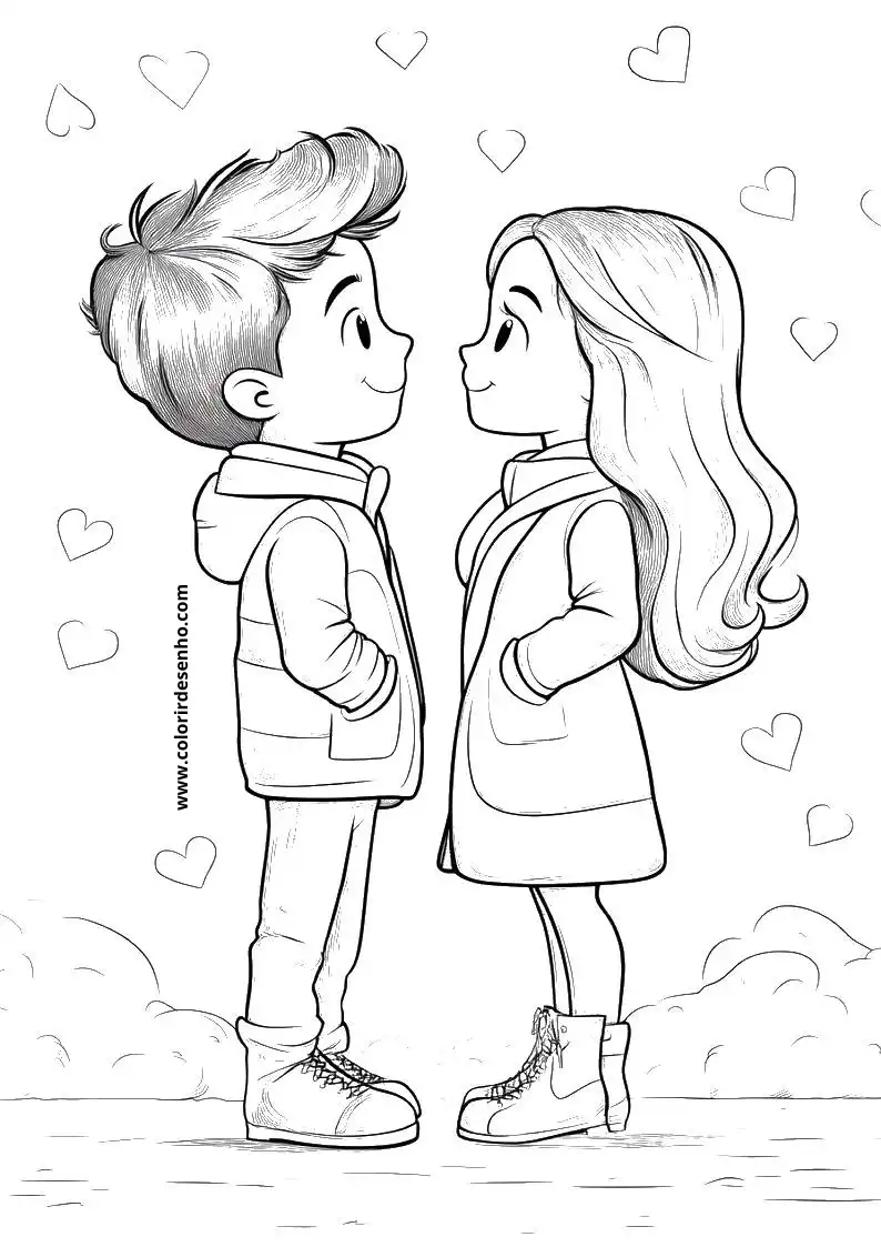 Realistic Valentine’s Day Coloring Pages 6