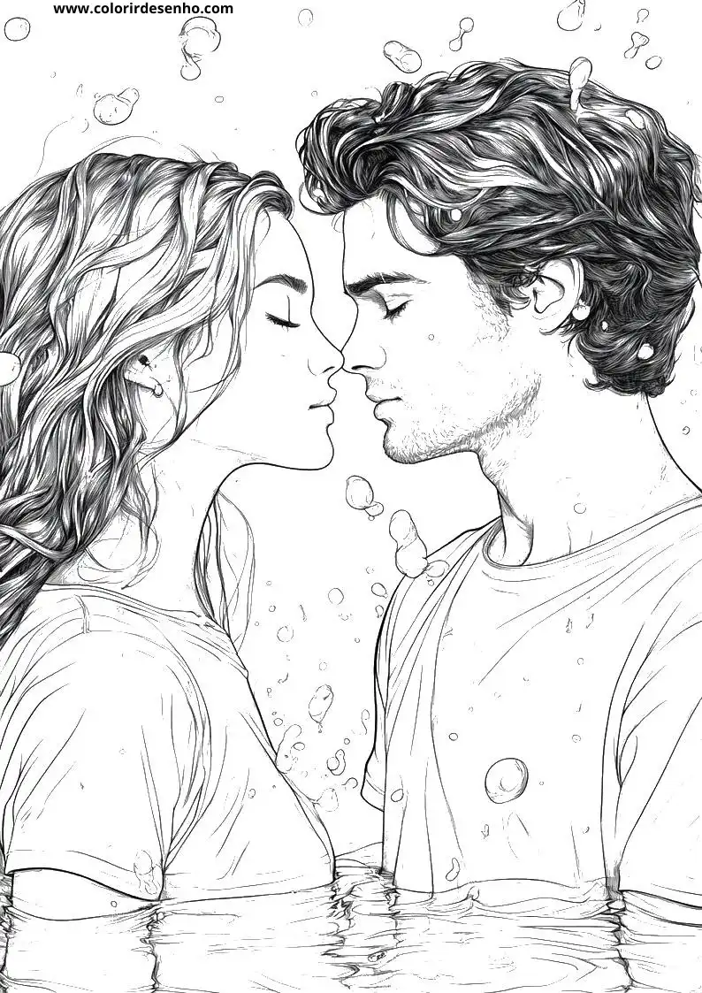 Realistic Valentine’s Day Coloring Pages 7