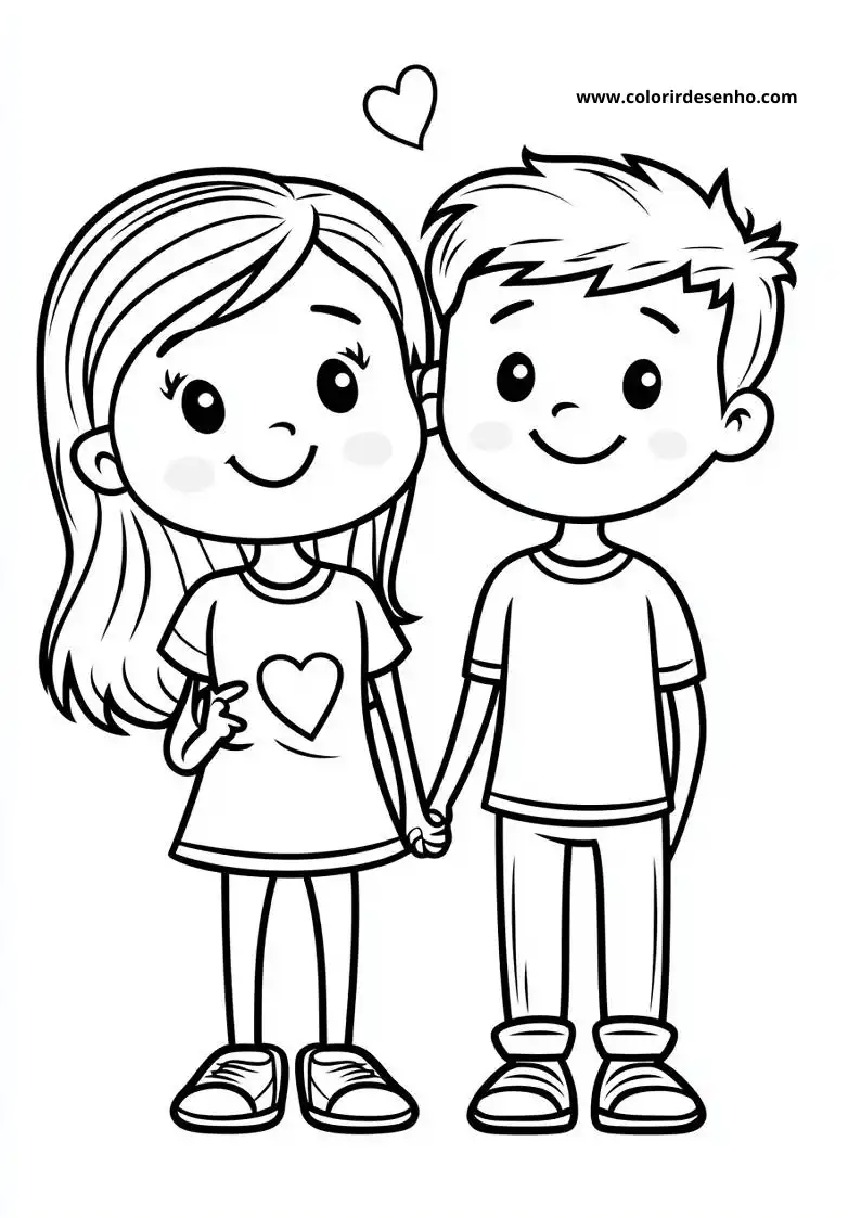 Realistic Valentine’s Day Coloring Pages 8