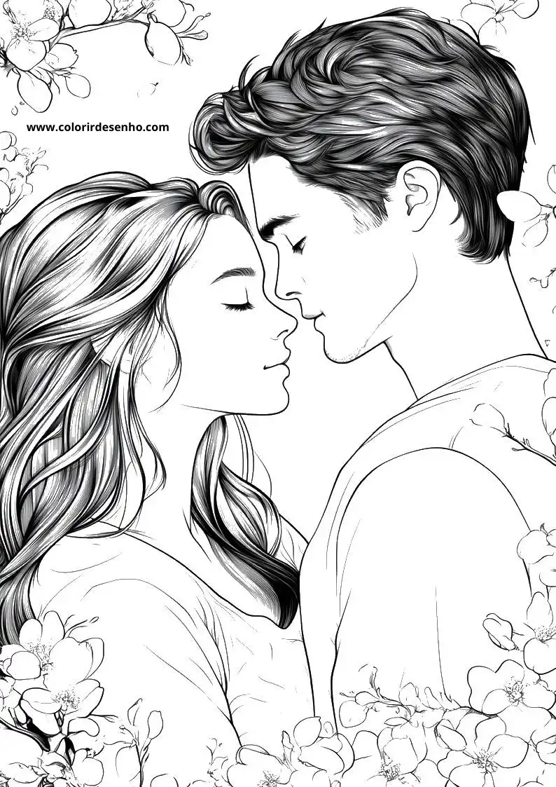 Realistic Valentine’s Day Coloring Pages 9