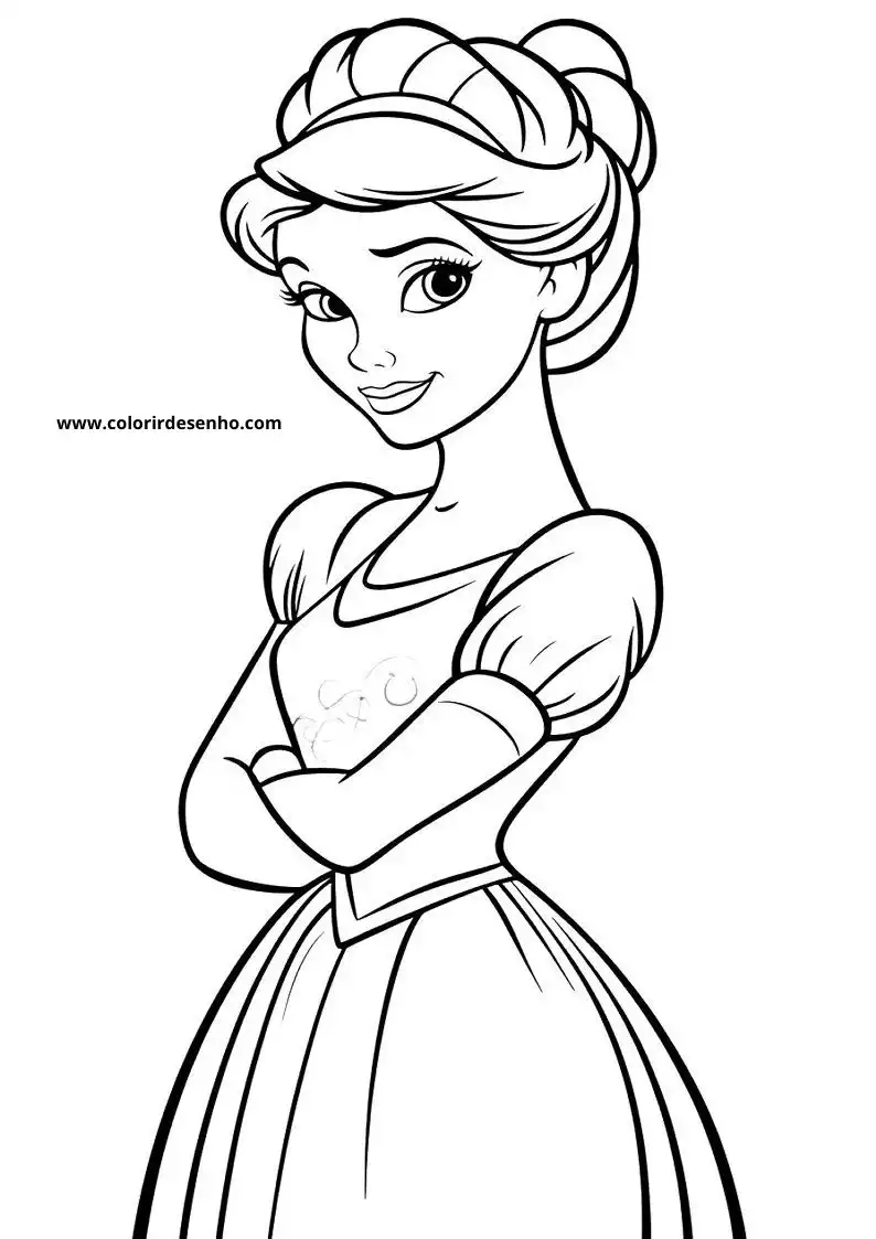 Realistic Woman Coloring Pages 5