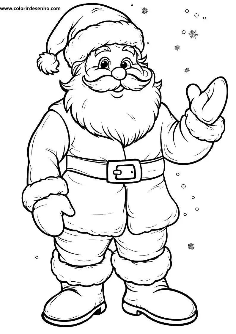 Santa Claus Coloring Pages 6