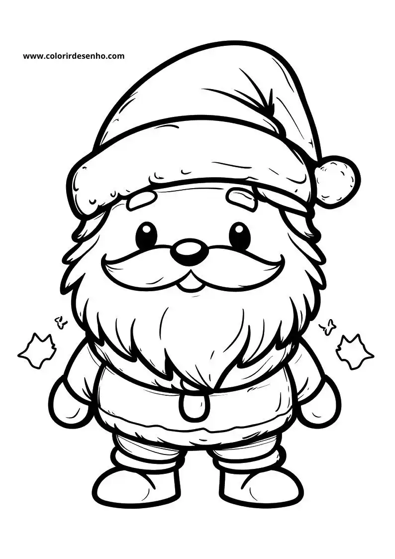 Santa Claus Coloring Pages For Kids And Adults 10