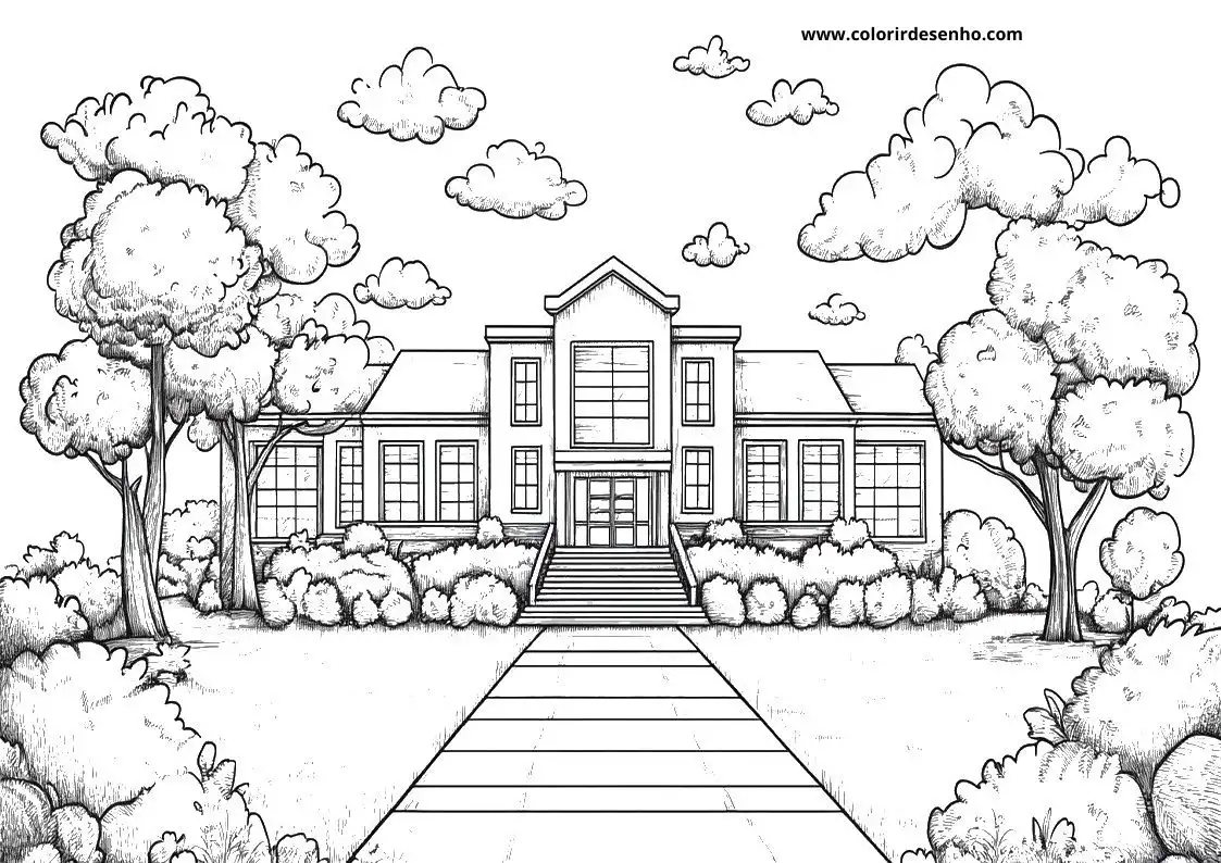 School Coloring Pages For All Ages 11