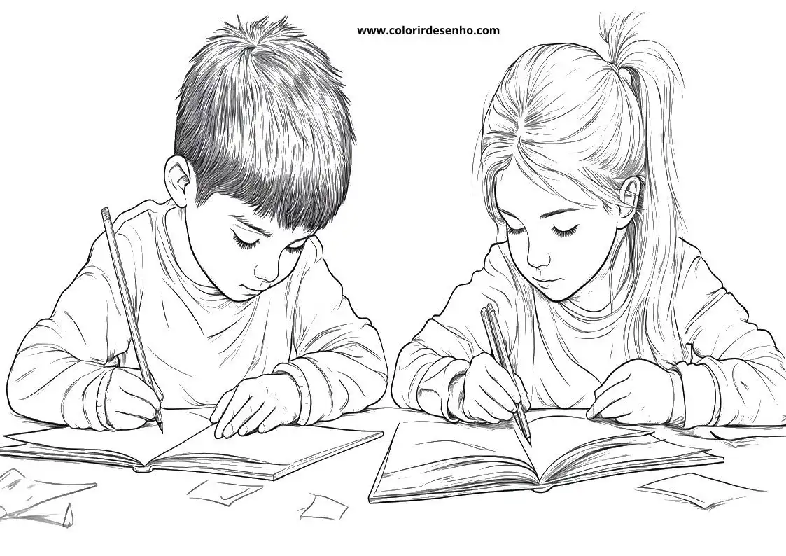 School Coloring Sheet 4