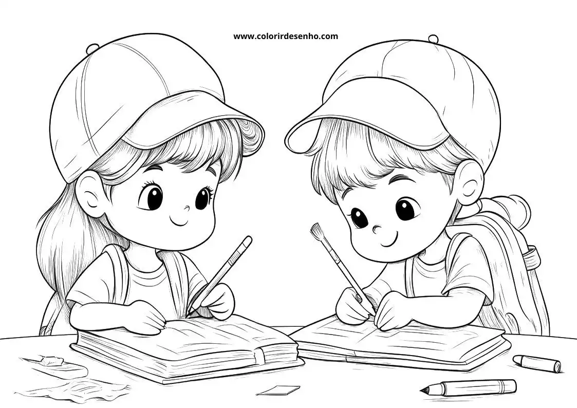 School Coloring Sheet 7