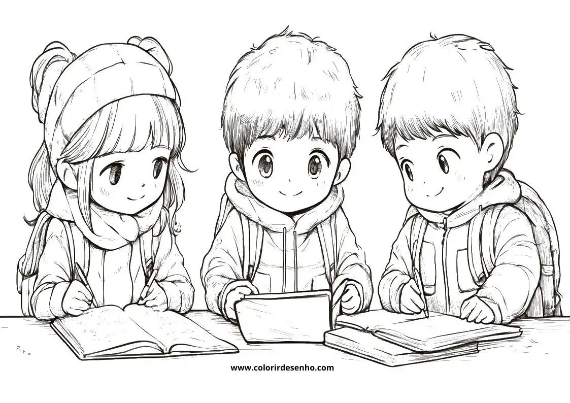 School Drawing For Kids To Color 2