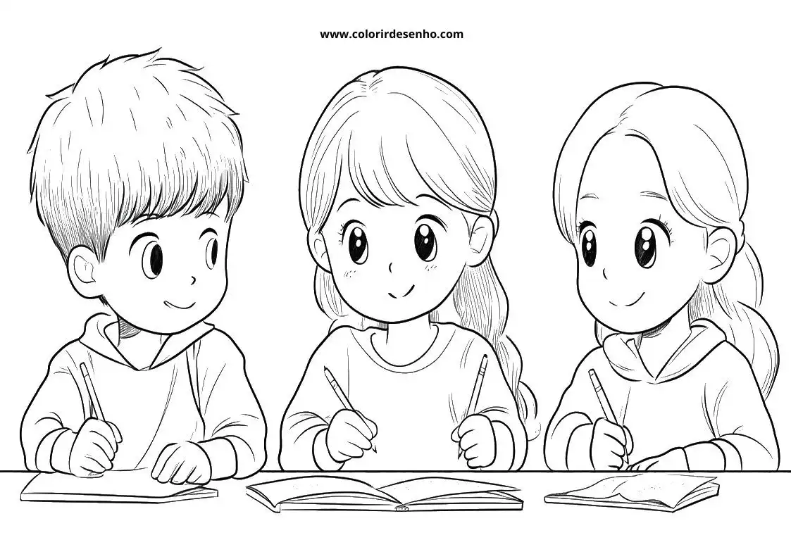 School Drawing For Kids To Color 4