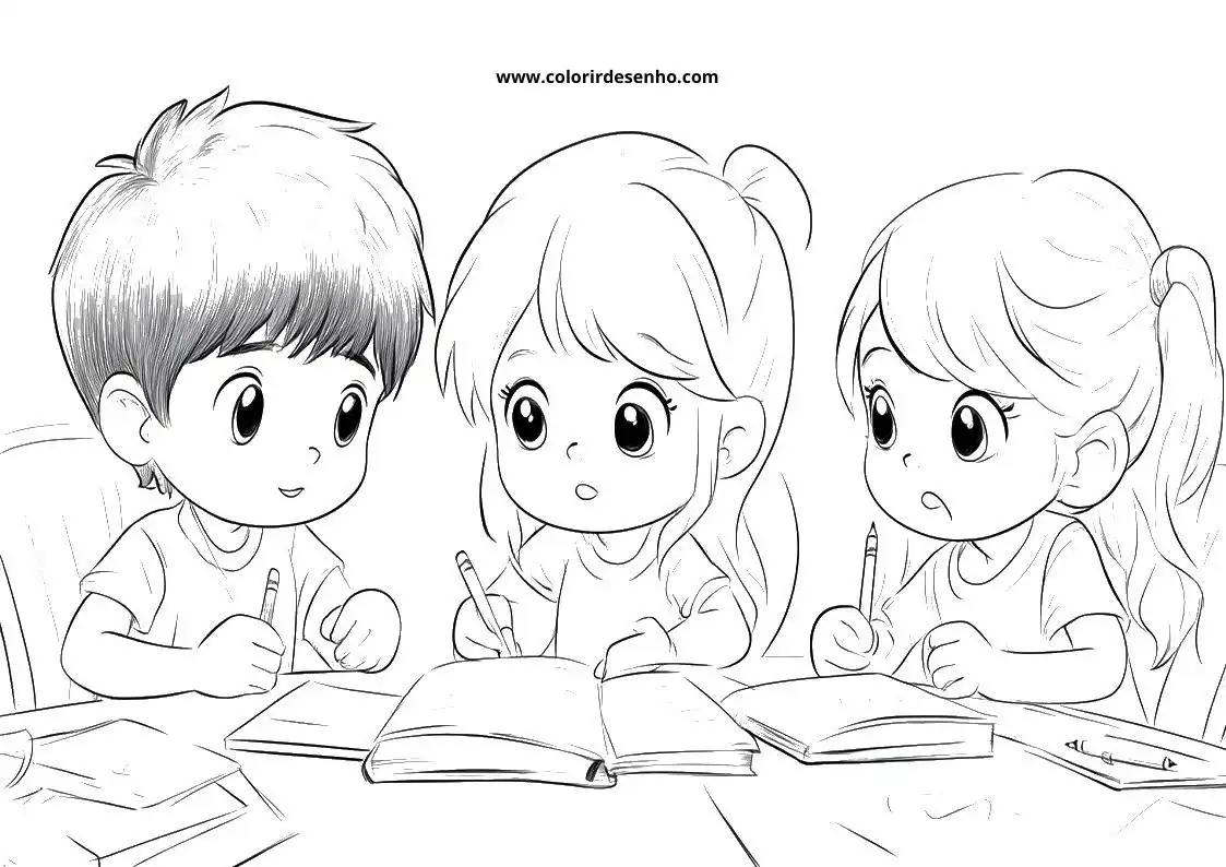 School Drawing For Kids To Color 5