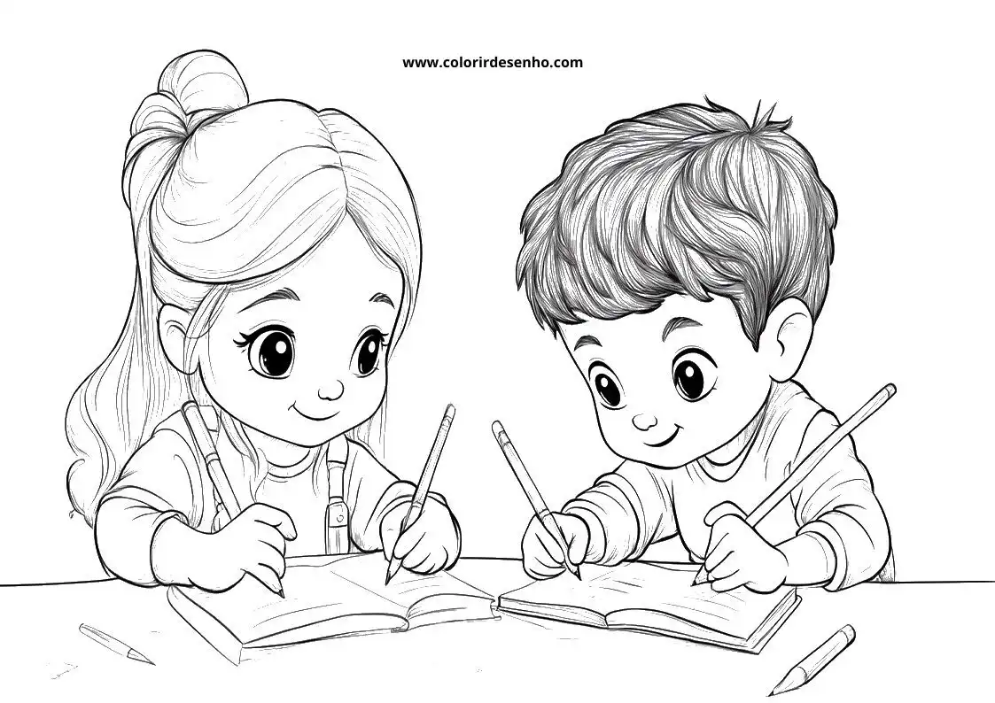 School Drawing For Kids To Color 7