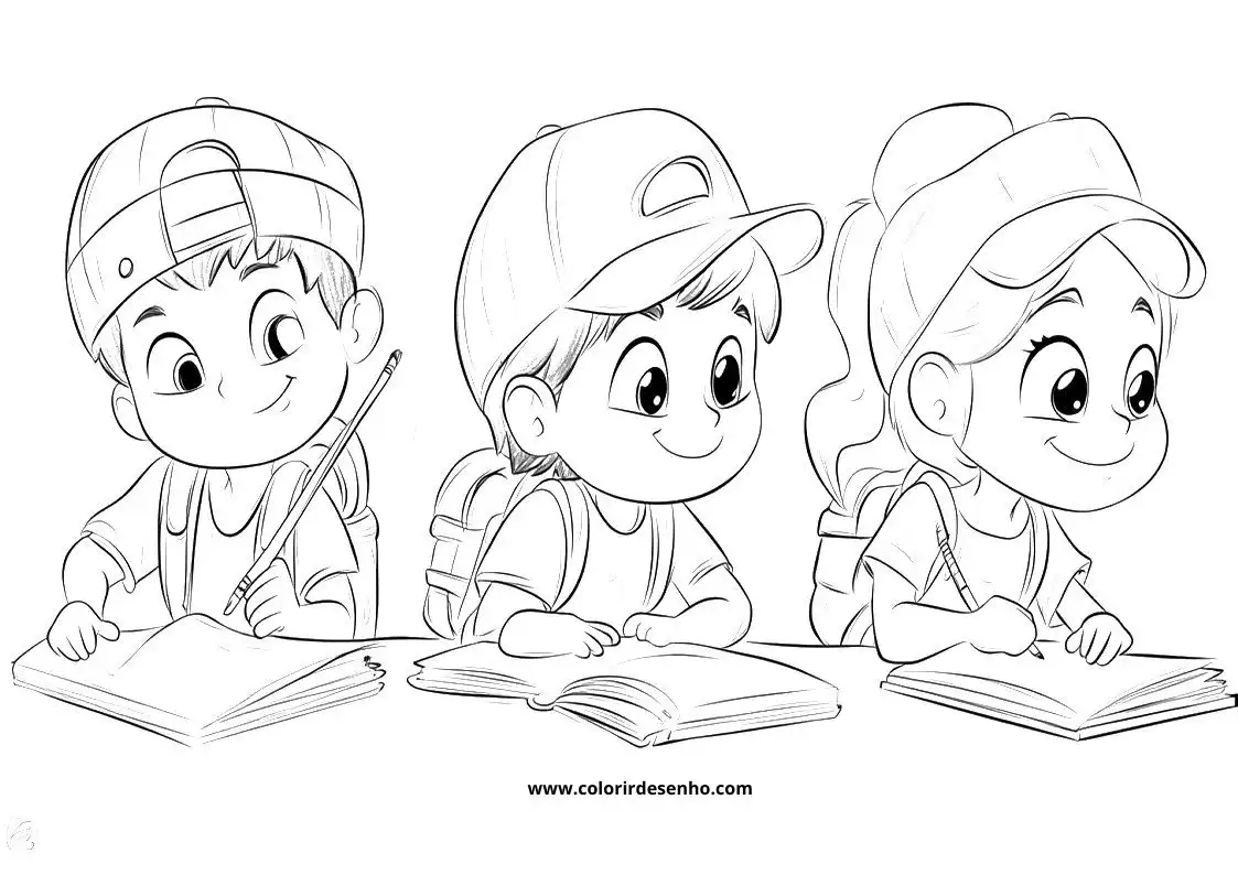 School Drawing For Kids To Color 9