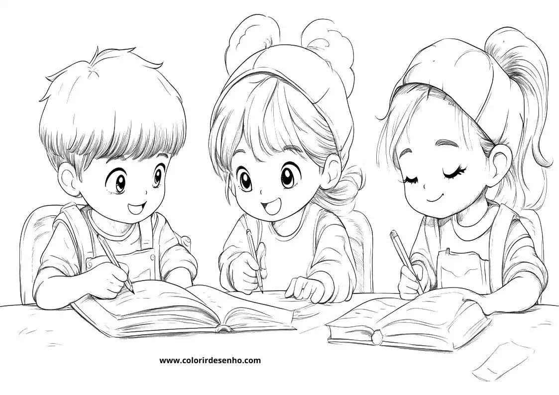 School Picture Coloring Pages 7