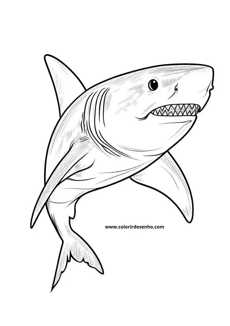 Shark Picture Coloring Pages 3