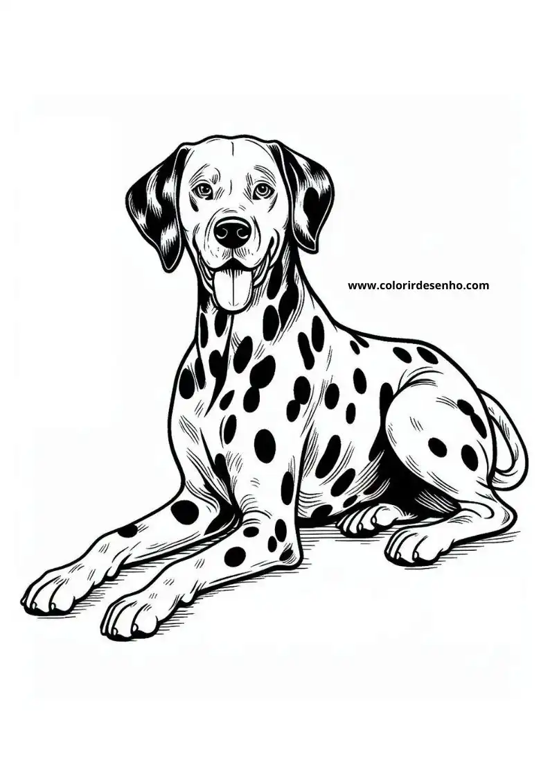 Simple Dog and Puppy Coloring Pages 10