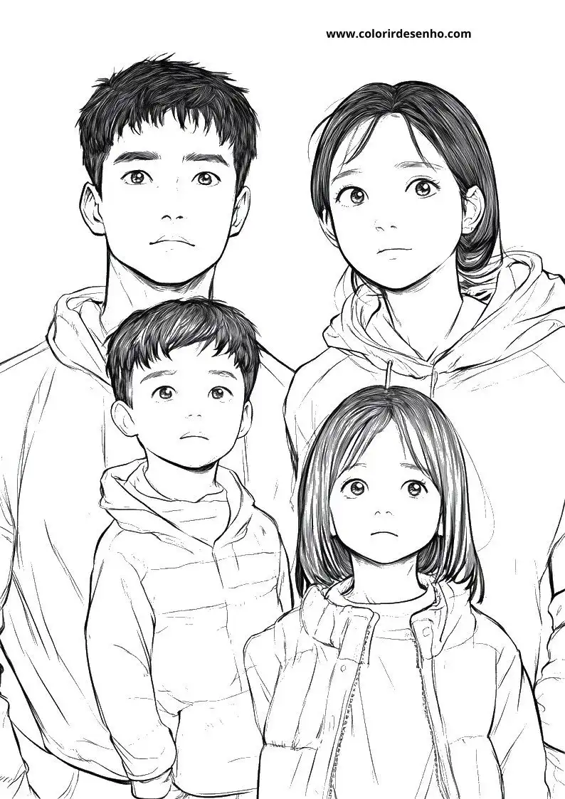 Simple Family Coloring Pages4
