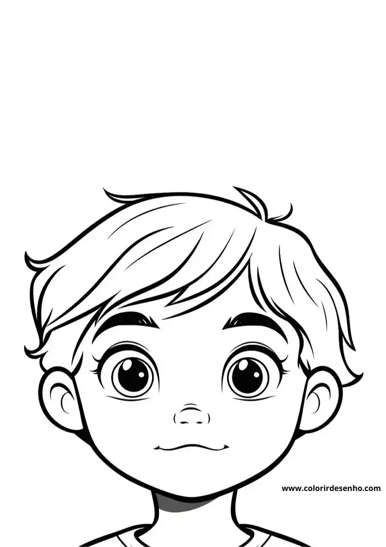 Man's Face Coloring Pages (258+ Free Printables) 32 Simple Mans Face 22366