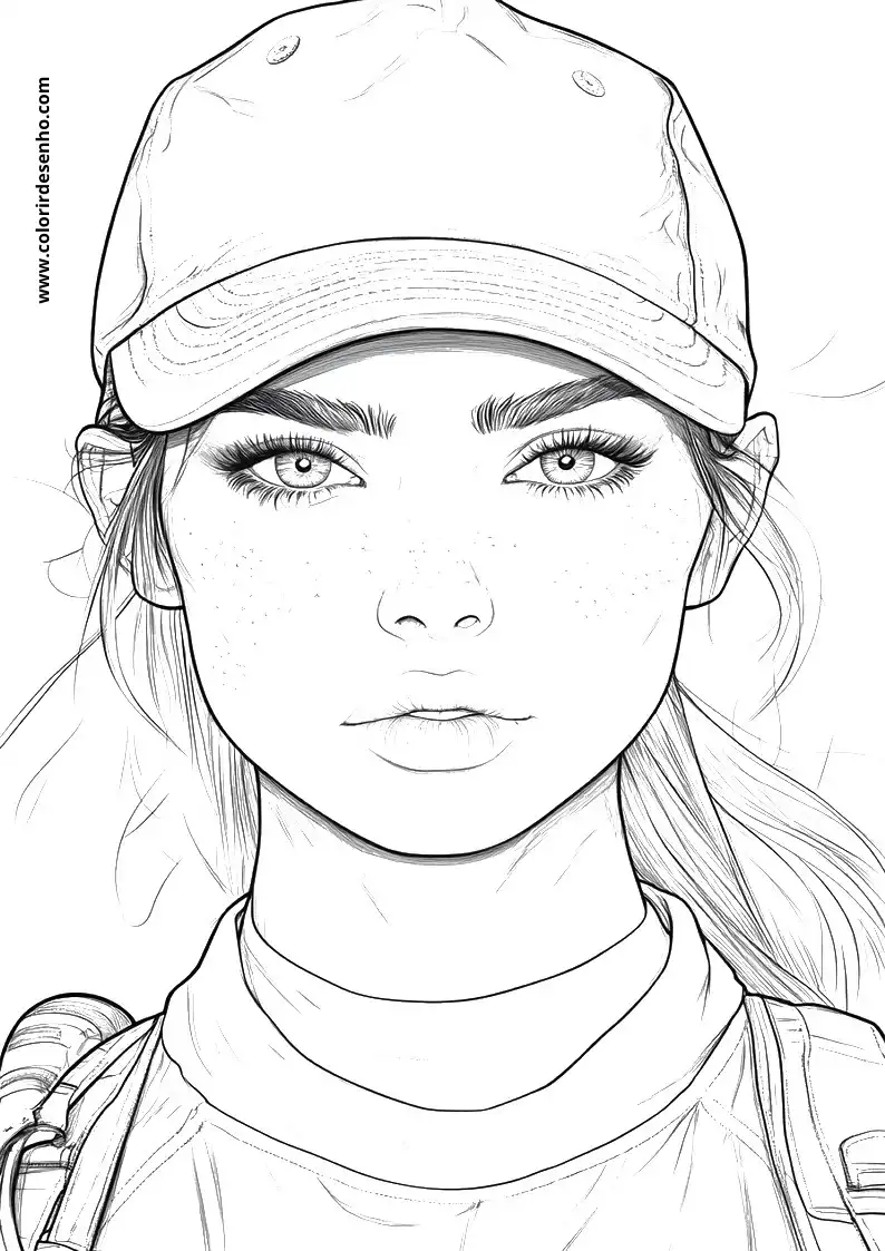Simple Police Coloring Pages 2