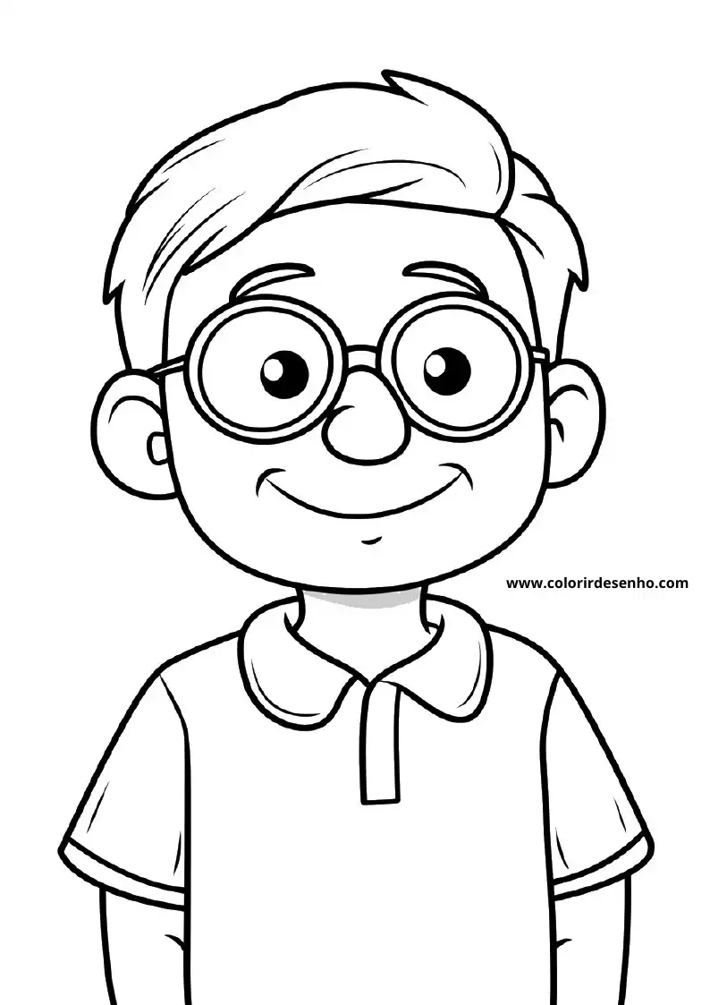 Simple Teacher Coloring Pages 8