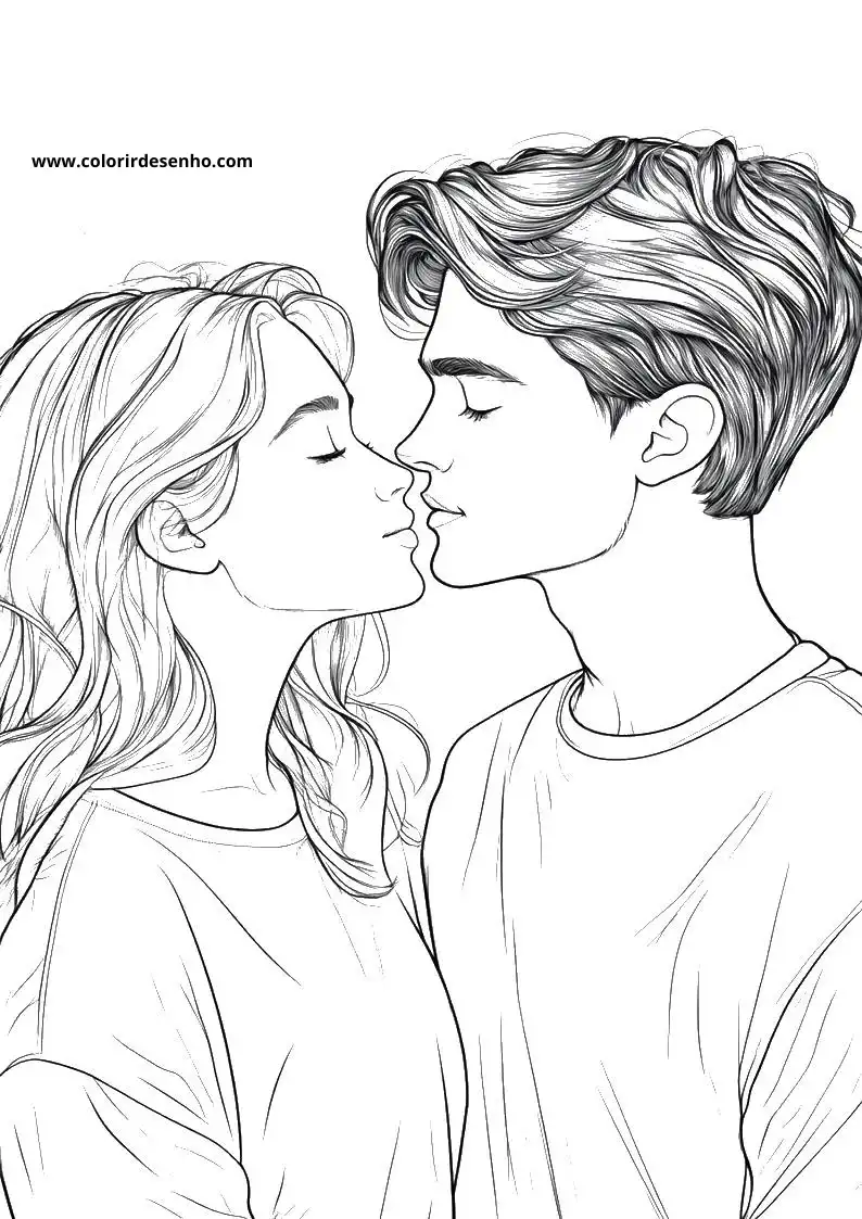 Simple Valentine’s Day Coloring Pages 3