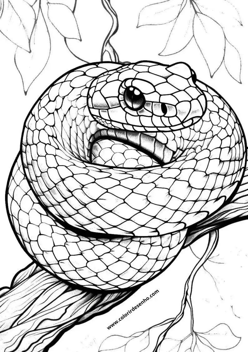 Snake Coloring Pages 6
