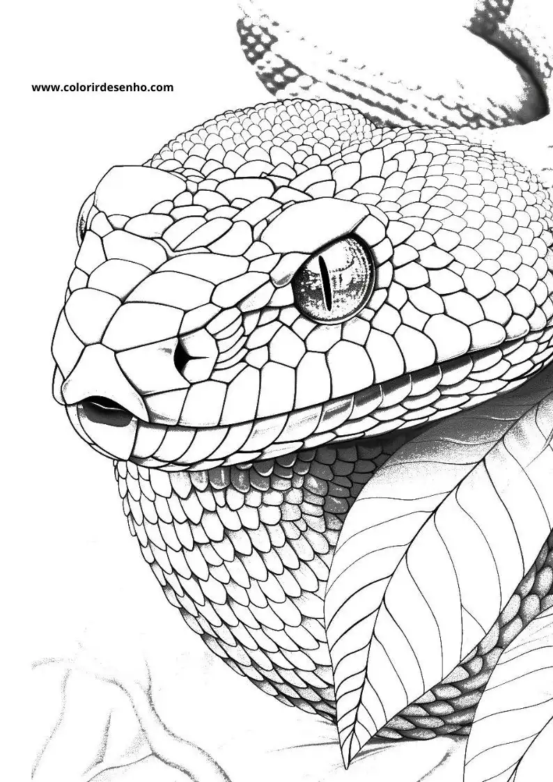 Snake Picture Coloring Pages 4