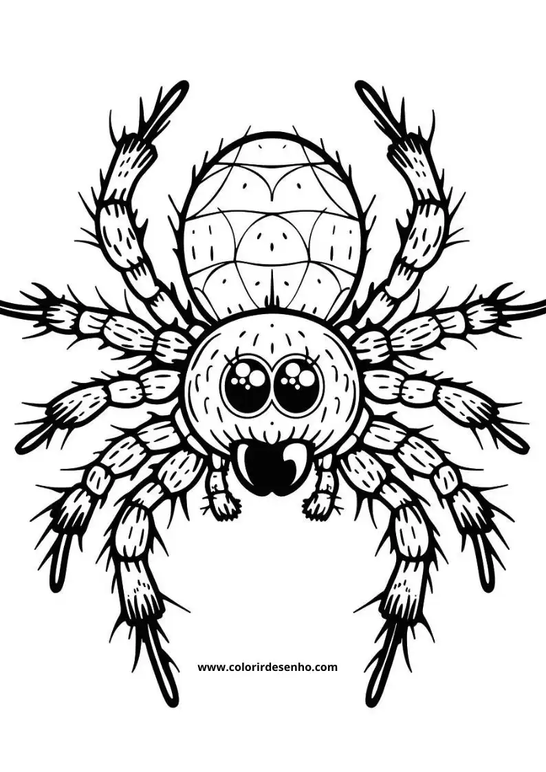 Spider Coloring Pages 14