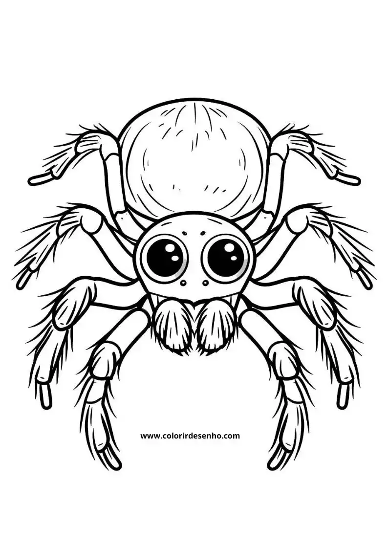 Spider Coloring Pages For All Ages 6