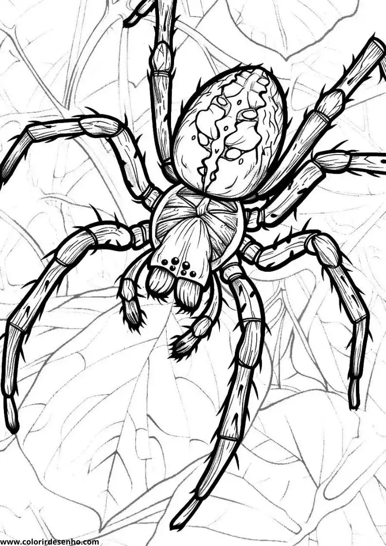 Spider Coloring Sheet 1