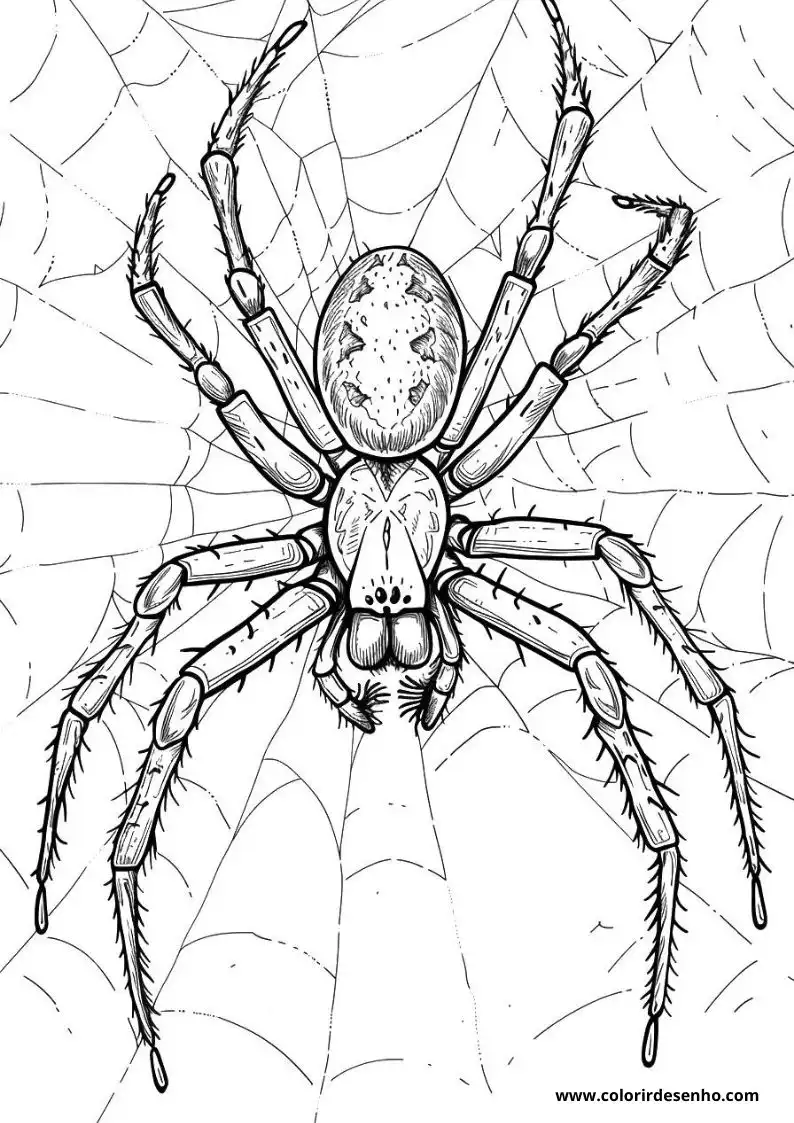 Spider Free Printable Coloring Pages 3