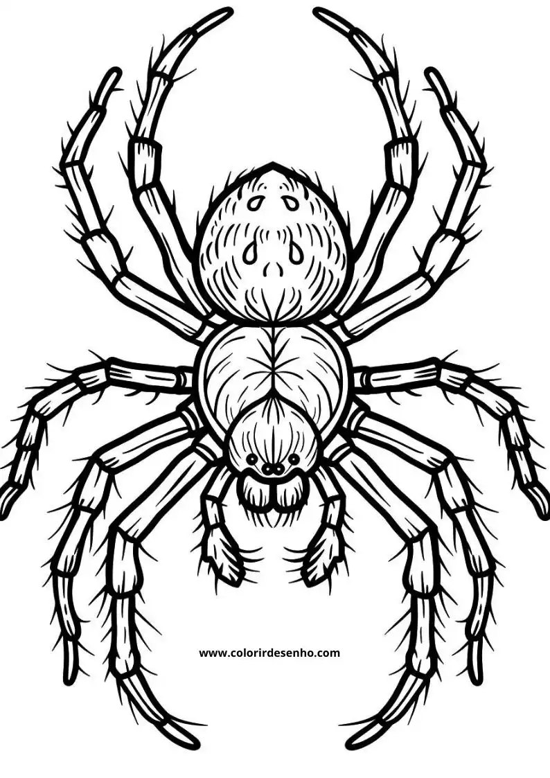 Spider Free Printable Coloring Pages 4