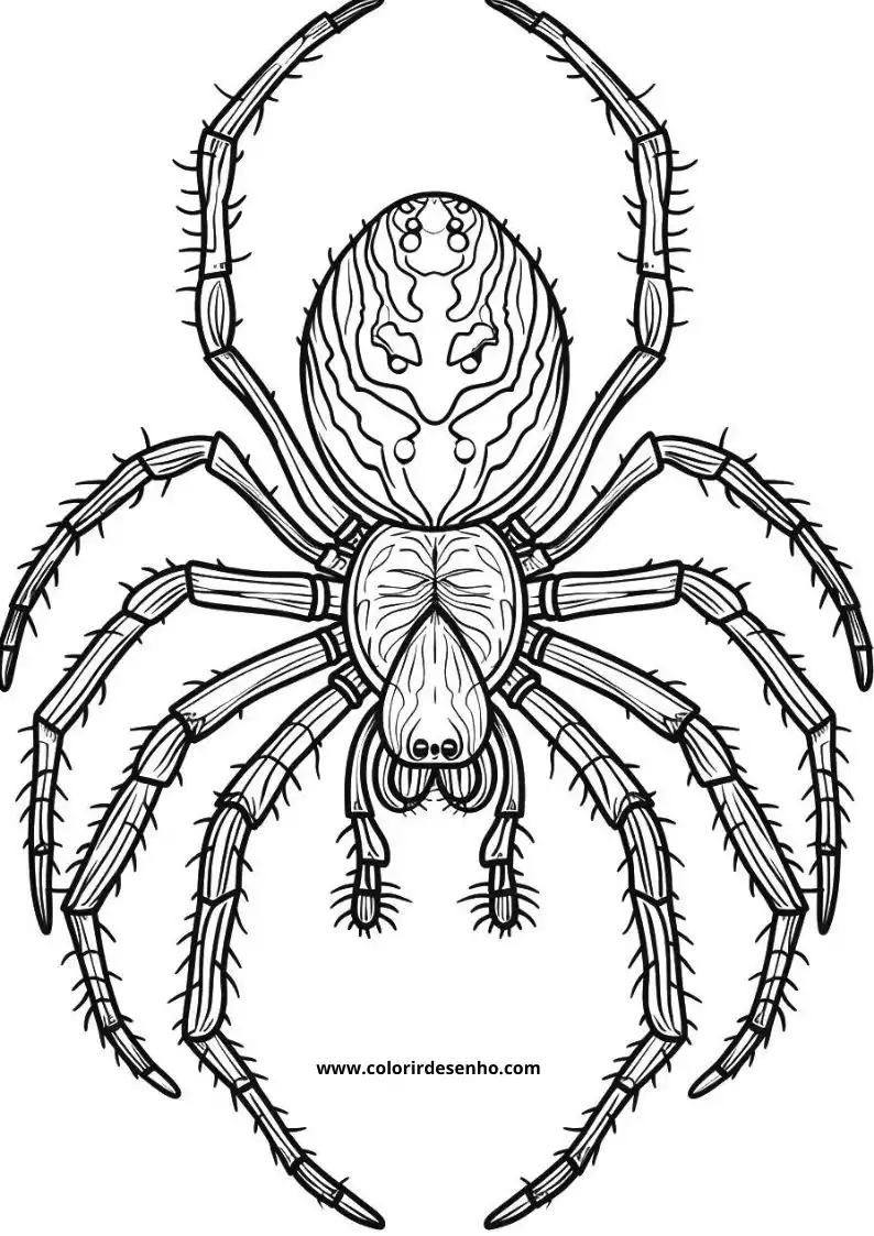 Spider Picture Coloring Pages 5