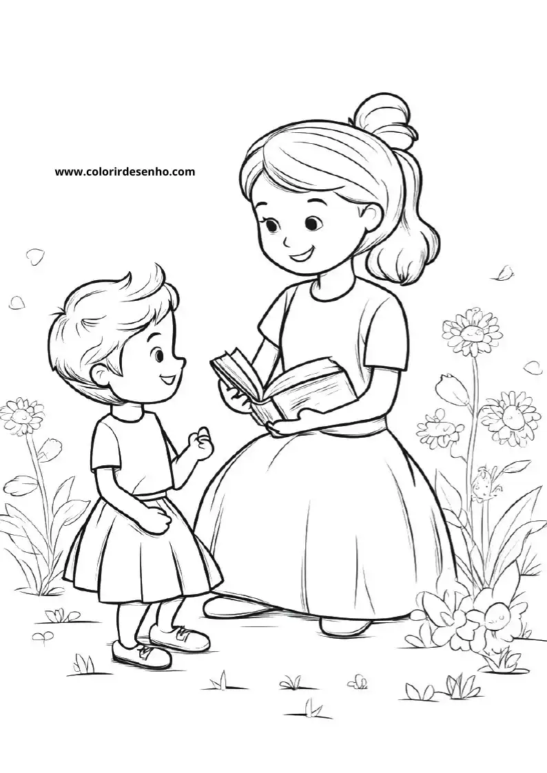 Teacher Coloring Pages 15