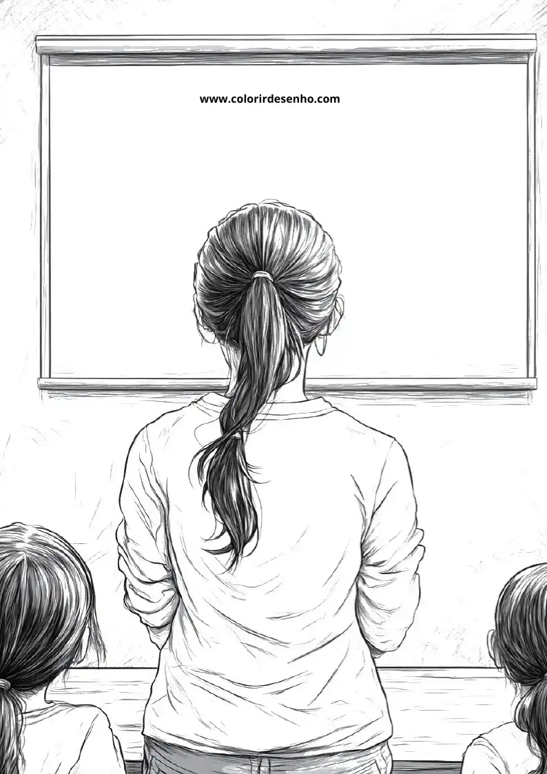 Teacher Coloring Pages 5